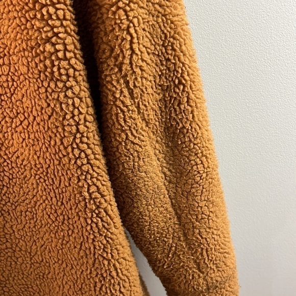 SHINESTAR Flap Pocket Teddy Coat Size Large *Flaws - Picture 7 of 11